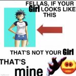 Day19 of making memes from random photos of characters I love until I love myself | Girl; Girl | image tagged in that's not your man,i simp hard,nooodllee,gorillaz,i only ever do noodle or ace for this thing | made w/ Imgflip meme maker