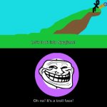 First ever meme with First ever Meme template made by Me on Imgflip | Let's look into Spyglass! Oh no! It's a troll face! | image tagged in spyglass zoom meme,spyglass | made w/ Imgflip meme maker