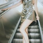 Victoria Justice escalator