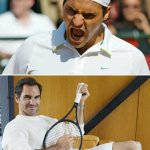 Roger Federer Before After