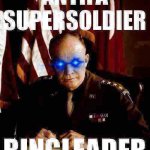 Eisenhower Antifa supersoldier ringleader meme