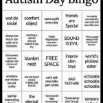 autism bingo meme
