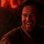 Obi Wan Kenobi on Mustafar #2 smiling