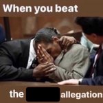 beating the allegations