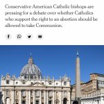 Vatican warns U.S. bishops