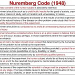 Nuremburg code