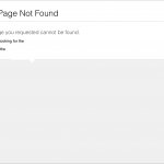 404 not found