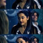 Pout, Breathe, Live... repeat | ME TO MY MENTAL ISSUES: | image tagged in grande trio | made w/ Imgflip meme maker