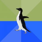 Socially Average Awkward Penguin