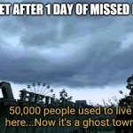 50000 people used to live here...Now it's a ghost town. | MY CLOSET AFTER 1 DAY OF MISSED LAUNDRY 50,000 people used to live here...Now it's a ghost town | image tagged in 50000 people used to live here now it's a ghost town | made w/ Imgflip meme maker