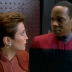 Kira and Sisko Star Trek Deep Space Nine