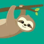 Anime sloth keep moving forward
