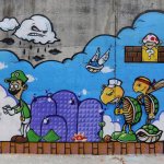 Mario Graffiti Art