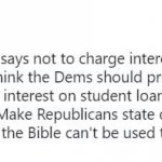 Bible do not charge interest on loans