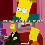 Porque tan elegante Homero
