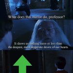 Everyone imgflipers wish | image tagged in harry potter mirror | made w/ Imgflip meme maker