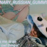 Gummyworm's overly large owl thingy temp meme