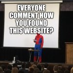 spiderman presentation meme generator