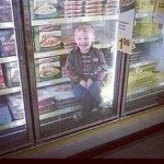 Kid in freezer