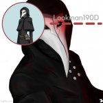Lookman190D plague doctor announcement template by Suga