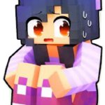 Aphmau is scared (transparent)