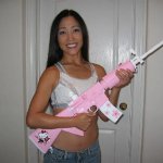 Hello Kitty AR-15 Beautiful Woman