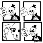 Laughs in Skeleton