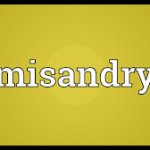 Does Misandry Happen