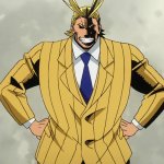 My Hero Academia All Might in suit