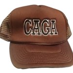 CAGA Hat dark brown trans