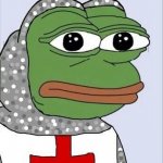 Crusader Pepe meme