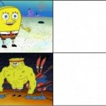 Buff Spongebob meme