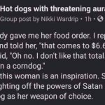 Satanic corn dog