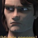 Anakin visible concern meme