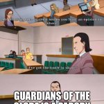 Invincible | GUARDIANS OF THE GLOBE IS A PARODY OF THE JUSTICE LEAGUE | image tagged in invincible | made w/ Imgflip meme maker