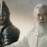 Gandalf and Eomer