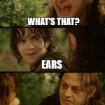 Smeagol choking Deagol | WHAT WOULD BEARS BE WITHOUT BEES? WHAT'S THAT? EARS | image tagged in smeagol choking deagol | made w/ Imgflip meme maker