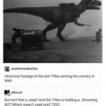 Historical T-Rex meme