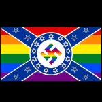 Rainbow Swastika flag