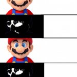 Mario light side dark side 4 panel meme