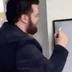 Guy Explaining with White Board GIF Template