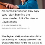 Alabama Republican Governor antivaxxers
