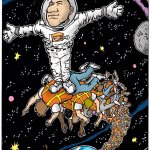 Jeff Bezos in space
