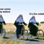 Nuns on bicycles