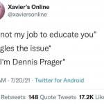 Hi I’m Dennis Prager