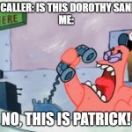 NO THIS IS PATRICK Meme Generator - Imgflip