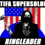 Kamala Harris ANTIFA Supersoldier ringleader deep-fried 3 meme