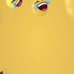 Laughing emoji background