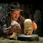 Indiana Jones Golden Idol sandbag template