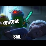 Ducky and Bunny | YOUTUBE; SML | image tagged in ducky and bunny,sml,youtube | made w/ Imgflip meme maker